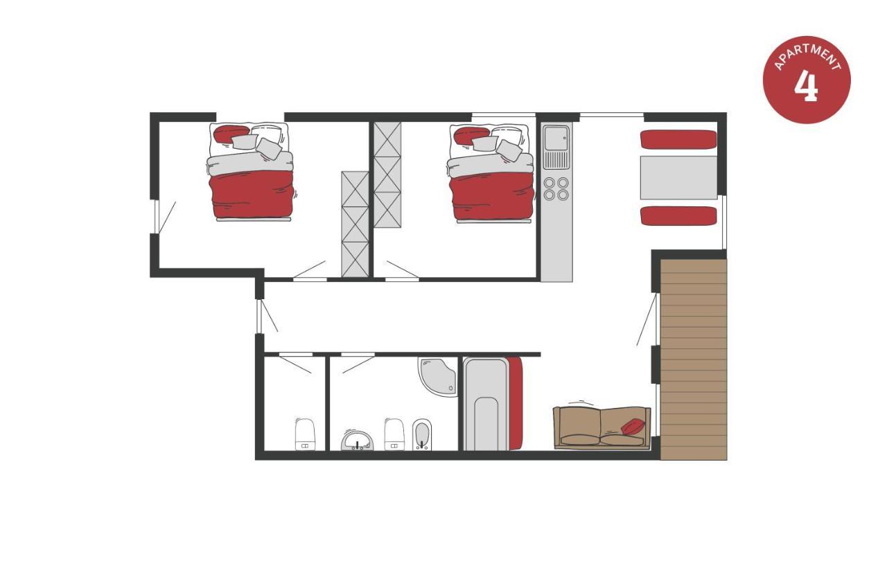 Peil Highend-Basic Apartments Сан-Кандідо Номер фото